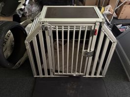 Hundetransportbox Aluminium mit Ventilator guter Zustand