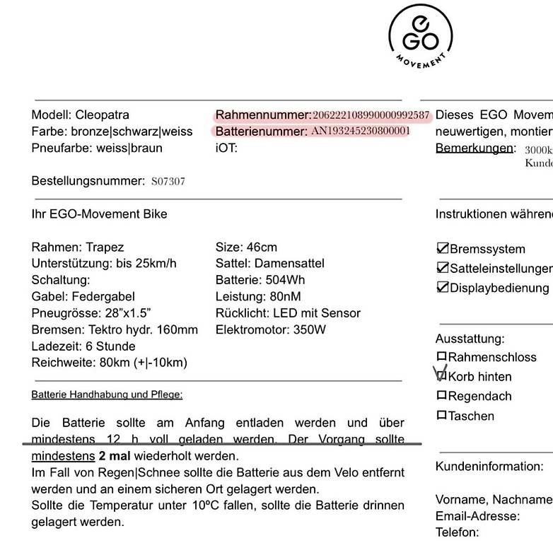 Biciclette: E-Bike von Ego Movement, Cleopatra – Usato da Zürich venduto da ipekc 3
