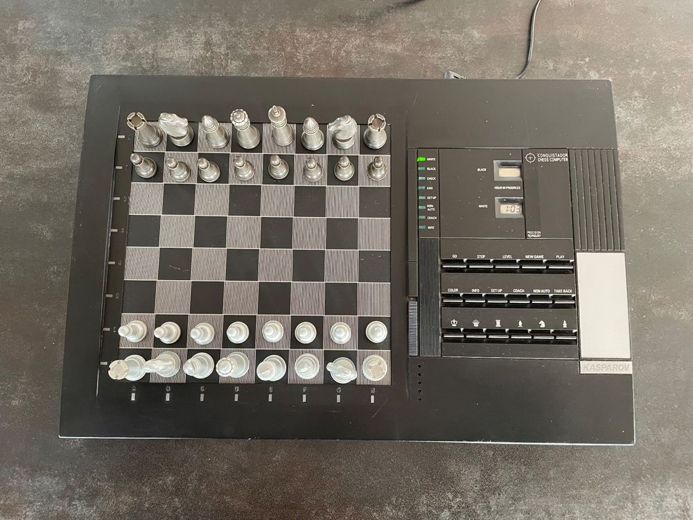 Jeu D'Échecs Électronique Ancien Kasparov - Modèle Conquistador