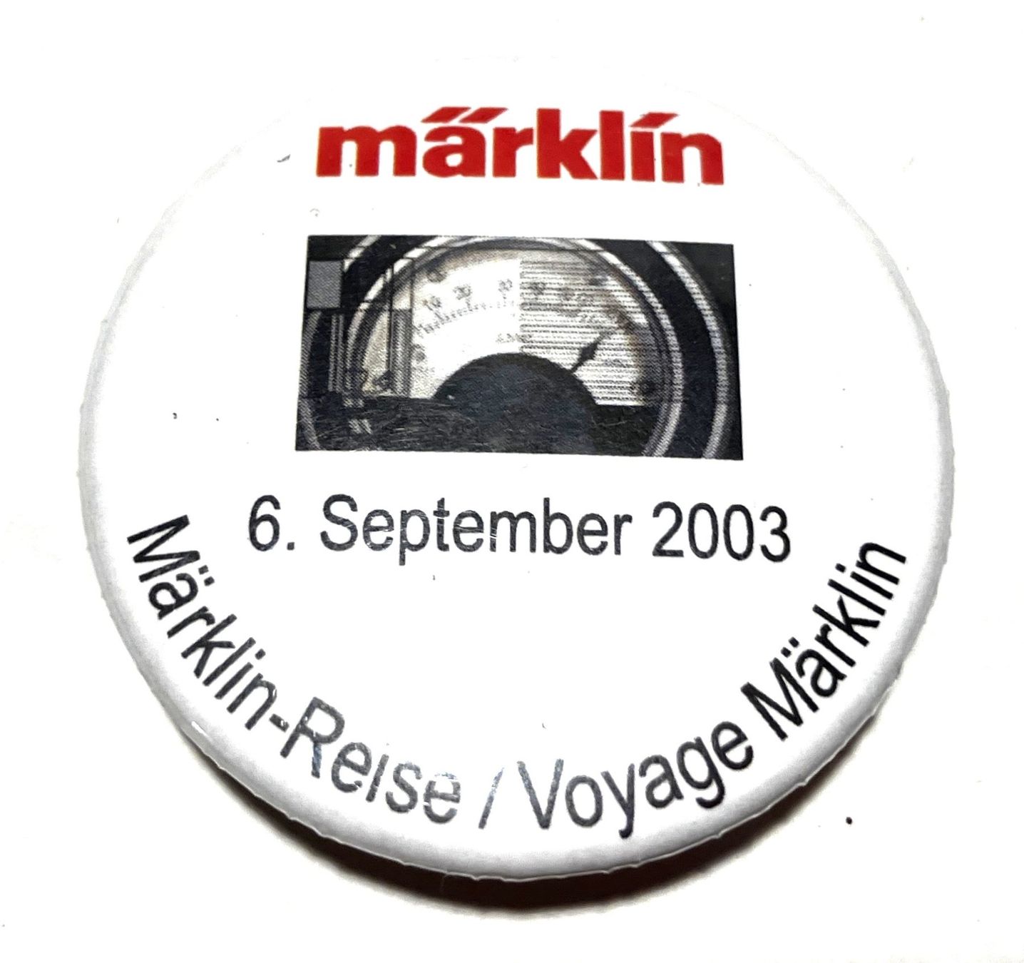 Plaketten & Abzeichen: Pin Märklin-Reise 6. September 2003 – Gebraucht aus Zürich von foufou2000 1