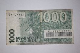 LIBANON - 1000 Livres