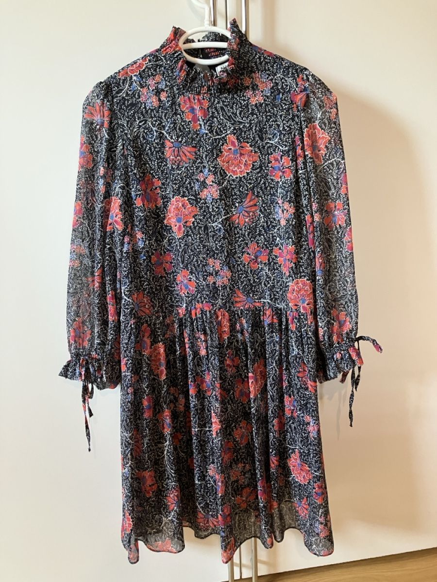 Nafnaf Vestiti: NAF NAF Kleid Gr. 34 mit Blumenmuster – Usato da frauenfeld venduto da Lahu8 1