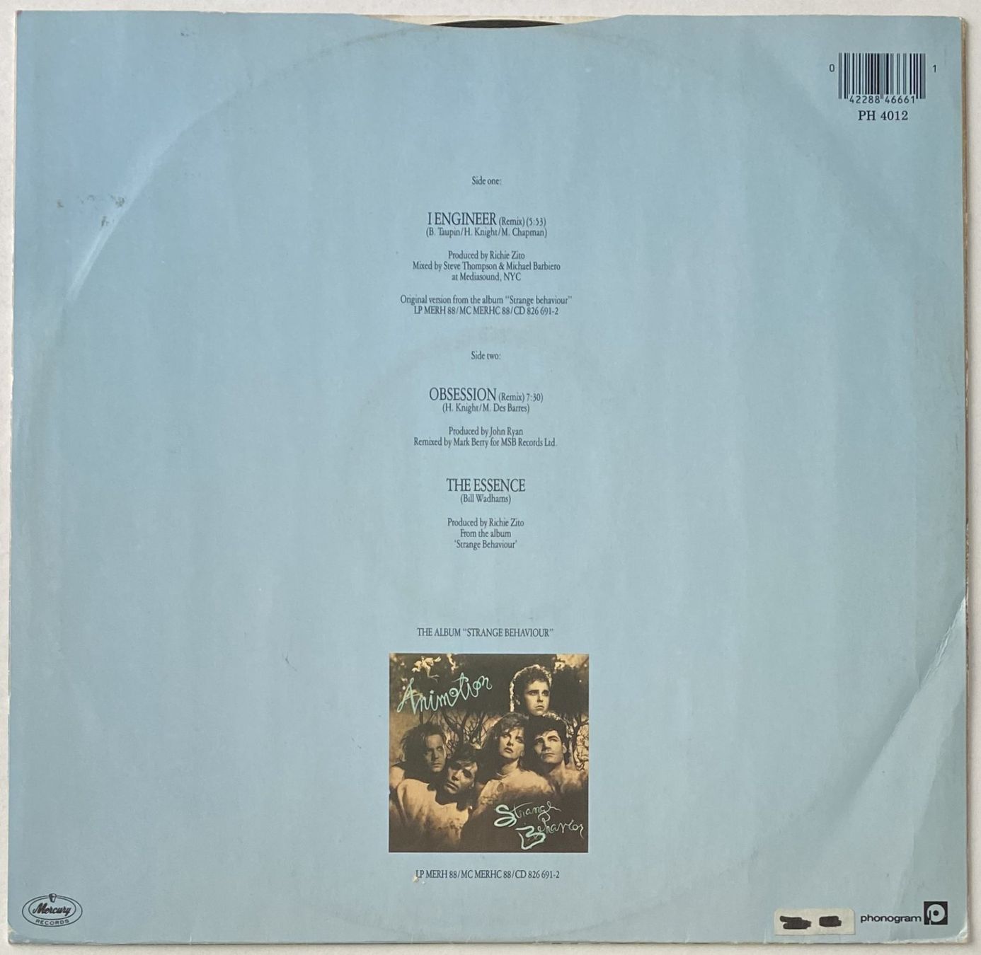 Schallplatten: Animotion, I Engineer (Remix) – Gebraucht aus Flums von Empe1 1