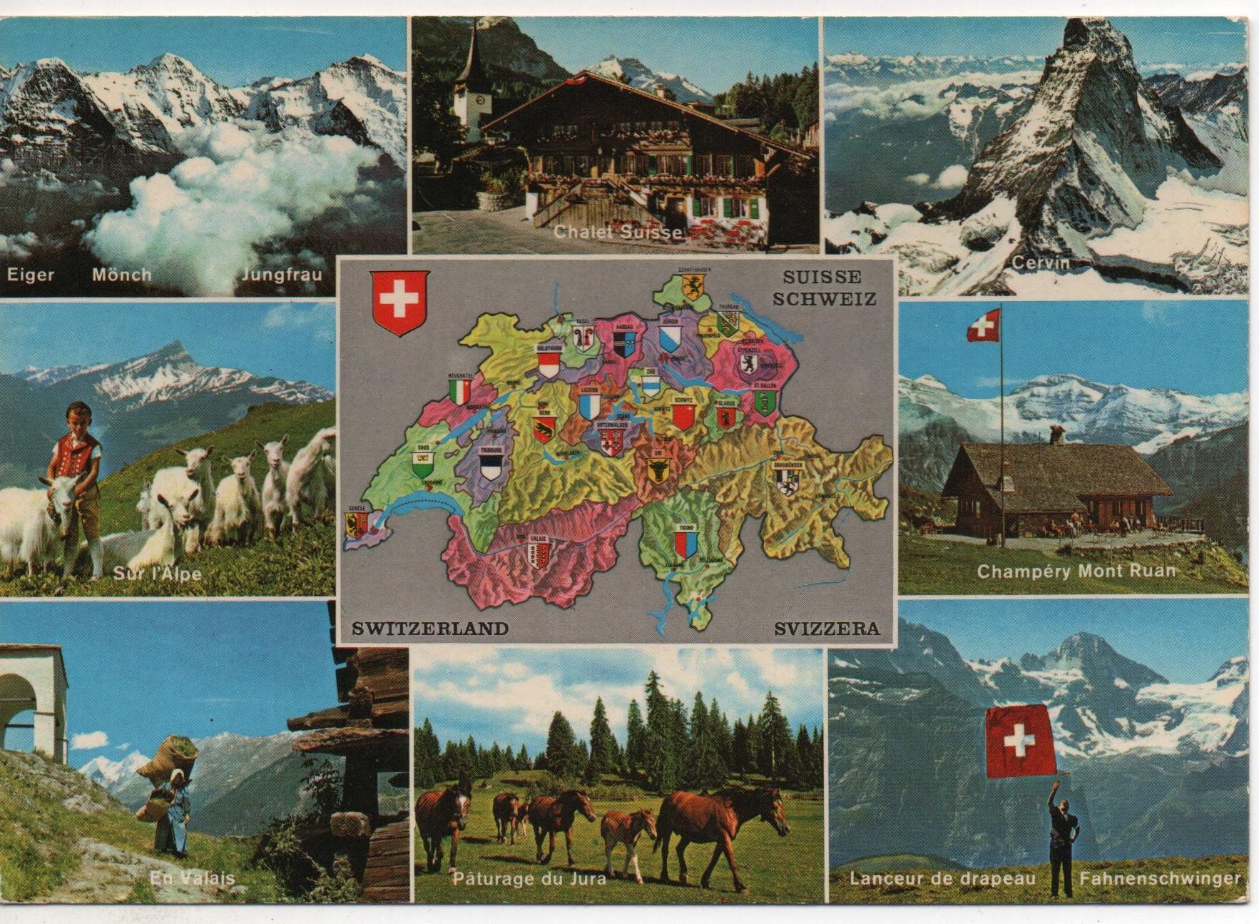 Ansichtskarten: SCHWEIZ SUISSE SWITZERLAND SVIZZERA – Neu (gemäss Beschreibung) aus Jona von philajona