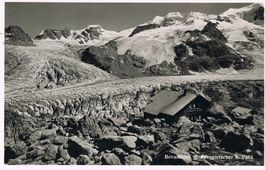 Bovalhütte mit Persgletscher u. Piz Palü