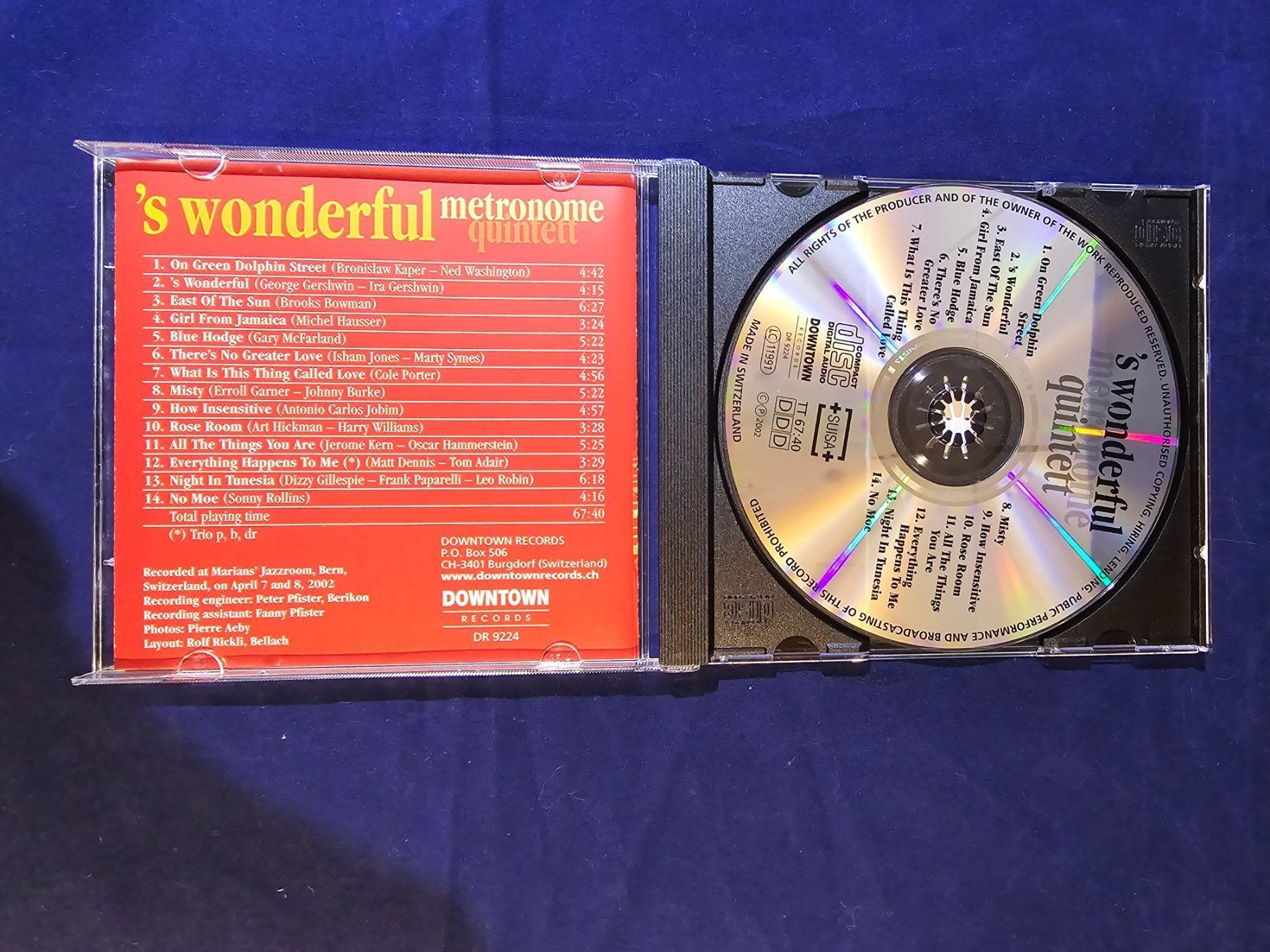 CD: CD Metronome Quintett "s'wonderful" – Usato da Wald AR venduto da Bwaldy 1