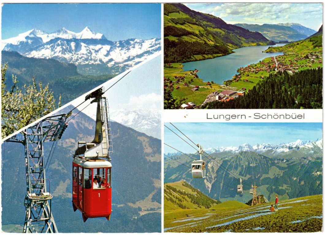 Cartoline postali: Lungern - 4 Bild AK – Usato da Binningen venduto da Mountainrider