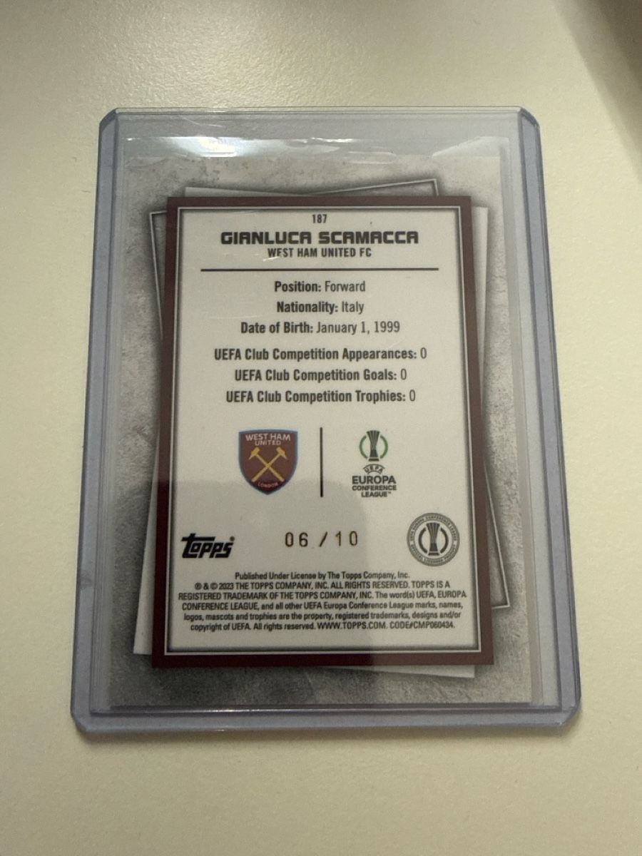 Topps Carte collezionabili: Gian Luca Scamacca, West Ham, Topps Superstars – Usato da Bäretswil venduto da pu0_7rmv 1