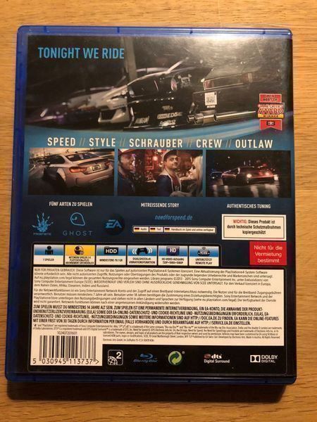 Sony Spiele: Need For Speed für Ps4 – Gebraucht aus Kestenholz von Mad18 1