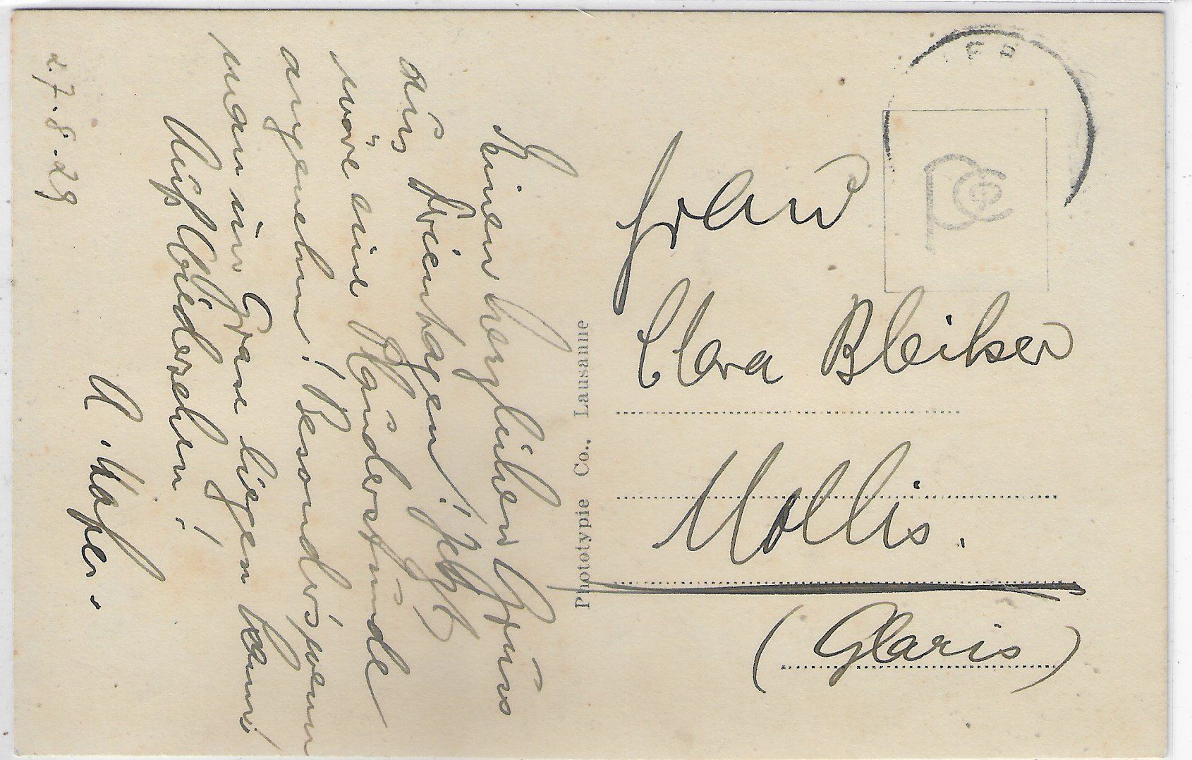 Cartoline postali: St. Aubin - Vue generale – Usato da Ettingen venduto da Kartenplanet 1