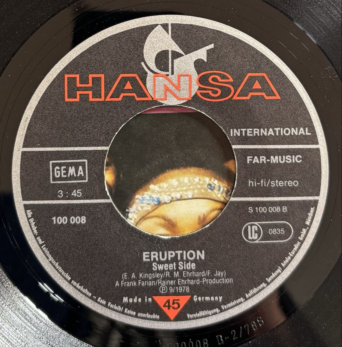 Dischi in vinile: Eruption - Leave A Light - 45 VG+/VG+ – Usato da Neuchâtel venduto da Deivid2 2