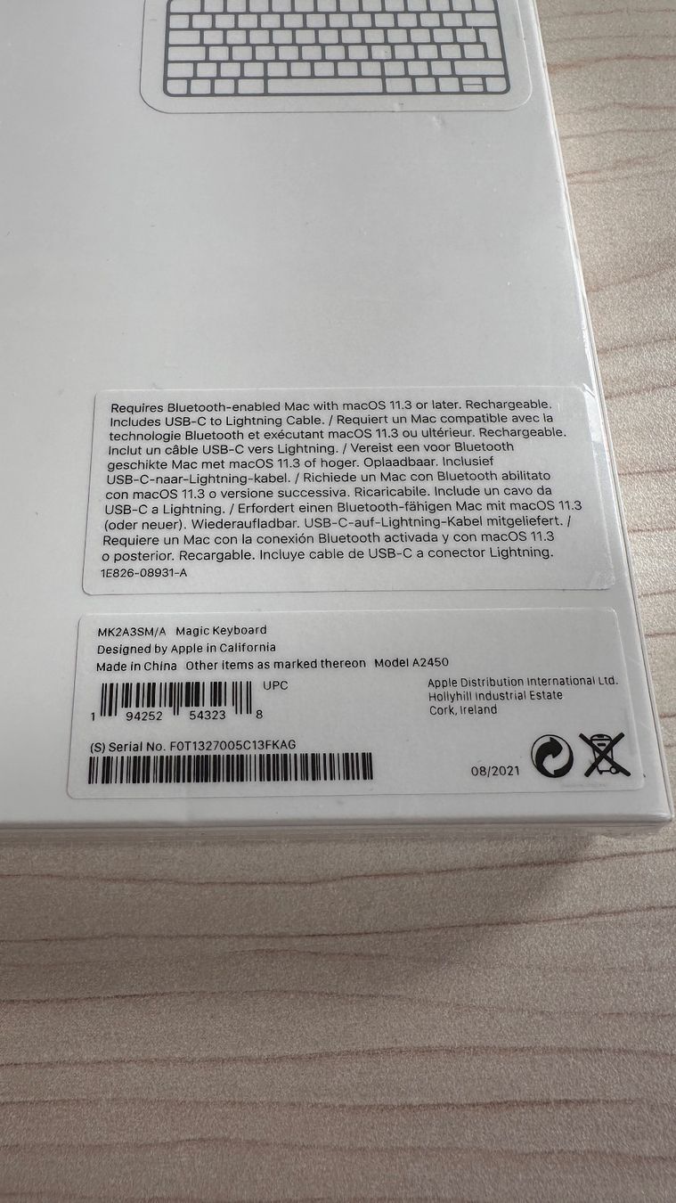 Apple Tastiere: Apple Magic Keyboard A2450 - Neu ungeöffnet – Nuovo e nell'imballaggio originale da Wetzikon ZH venduto da Anf0 1