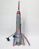 Blech Rakete Skyexpress Spaceship Friktion