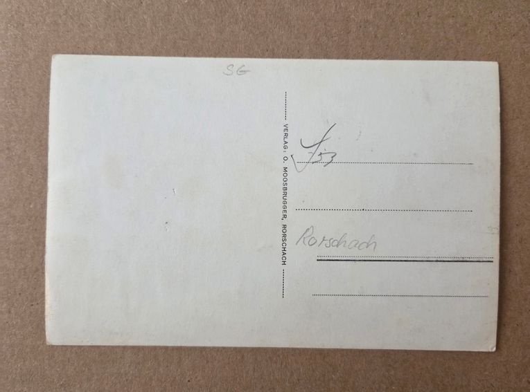 Ansichtskarten: AK Ansichtskarte Zeppelin über Rorschach – Gebraucht aus Schenkon von Uhu007 1