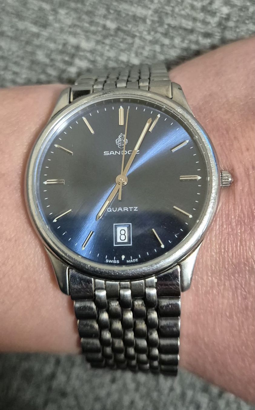 Sandoz Orologi: Sandoz  pour homme, acier inoxydable. – Usato da Genève venduto da BKYB