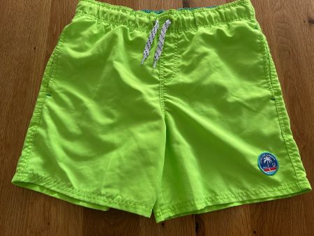 Badehose Grösse 134/140 - Shorts, Turnhose - neongrün