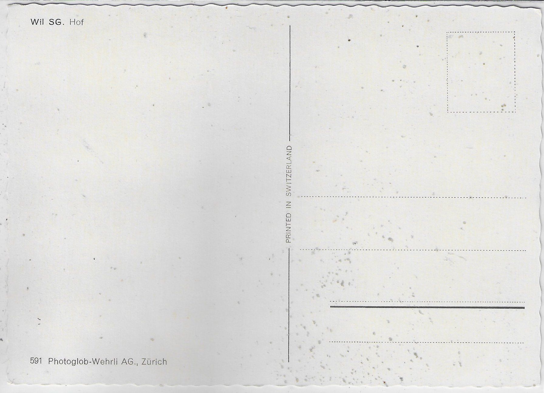 Cartoline postali: Wil SG - Hof – Usato da Ettingen venduto da Kartenplanet 1