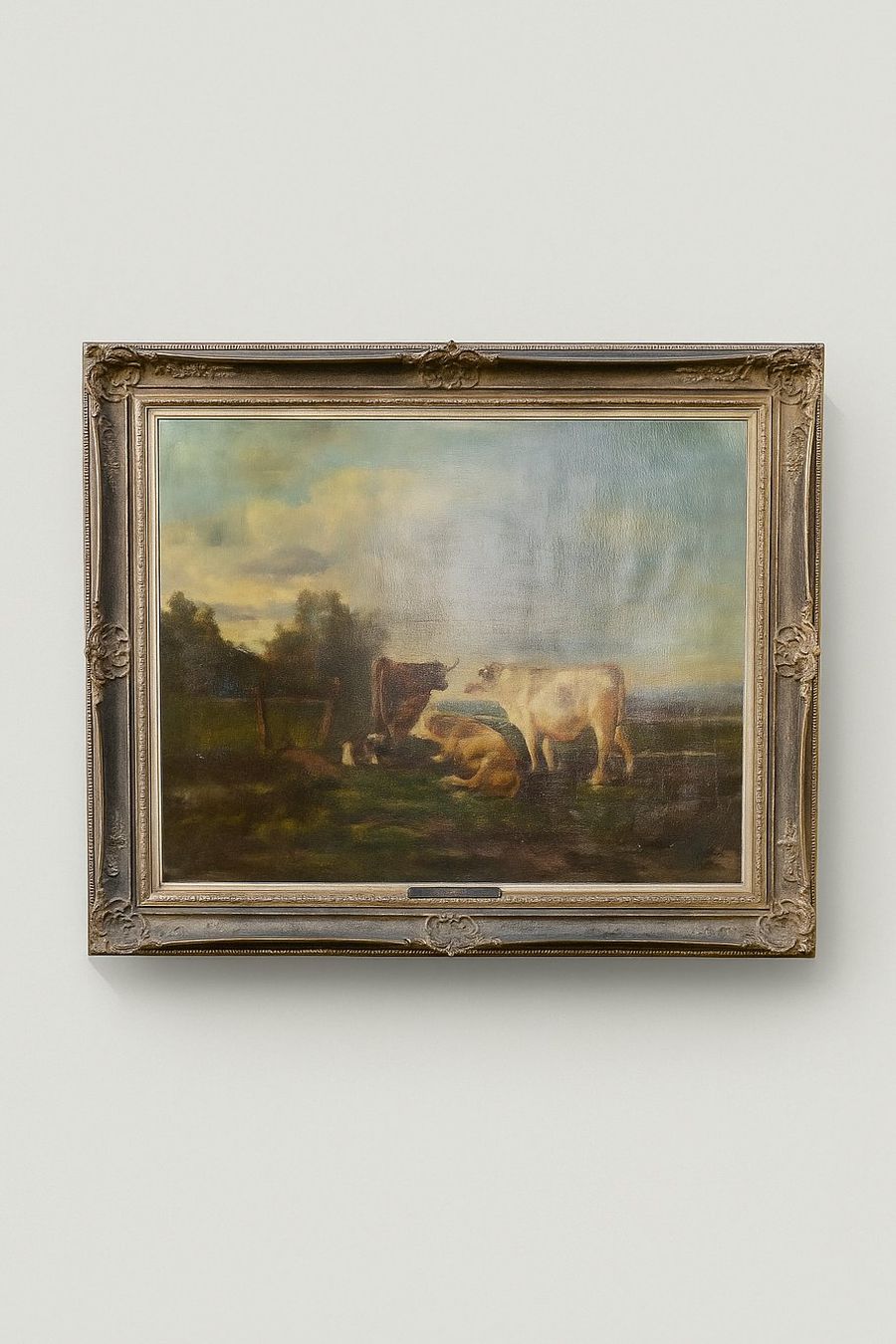 Dipinti: TABLEAU ÉMILE VICTOR CARTIER – Usato da Moutier venduto da Vintage-signature