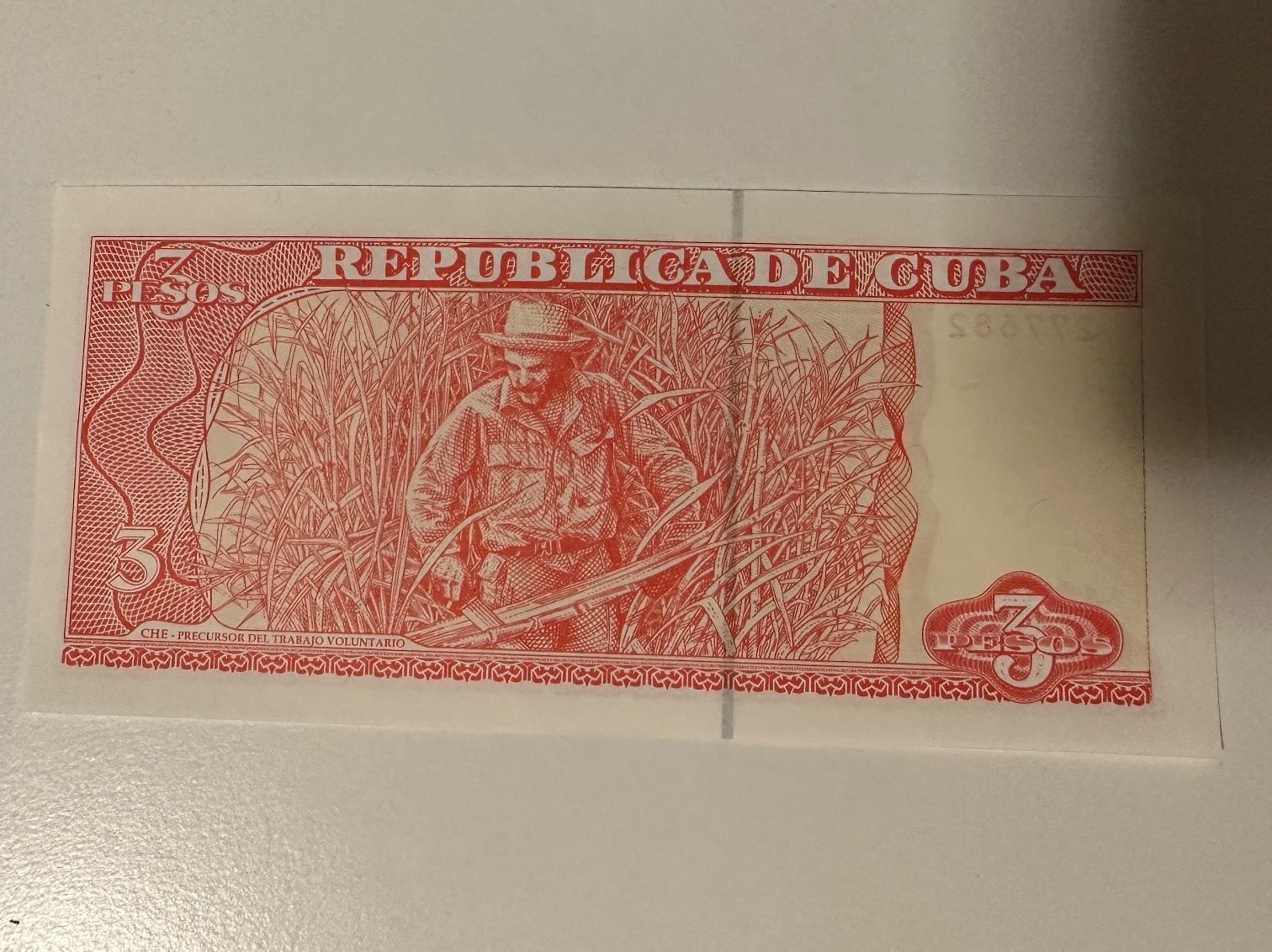 Banconote: 3 pesos Cuba Che Guevara Neuf – Usato da Courrendlin venduto da Mouzo-13 1
