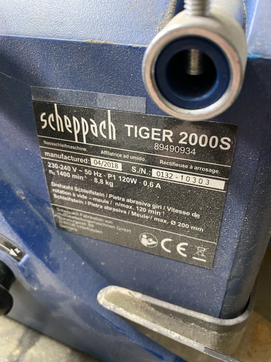 Scheppach Tutti gli attrezzi: Machine à affûter Scheppach Tiger 2000s – Usato da Reconvilier venduto da kek2732 1