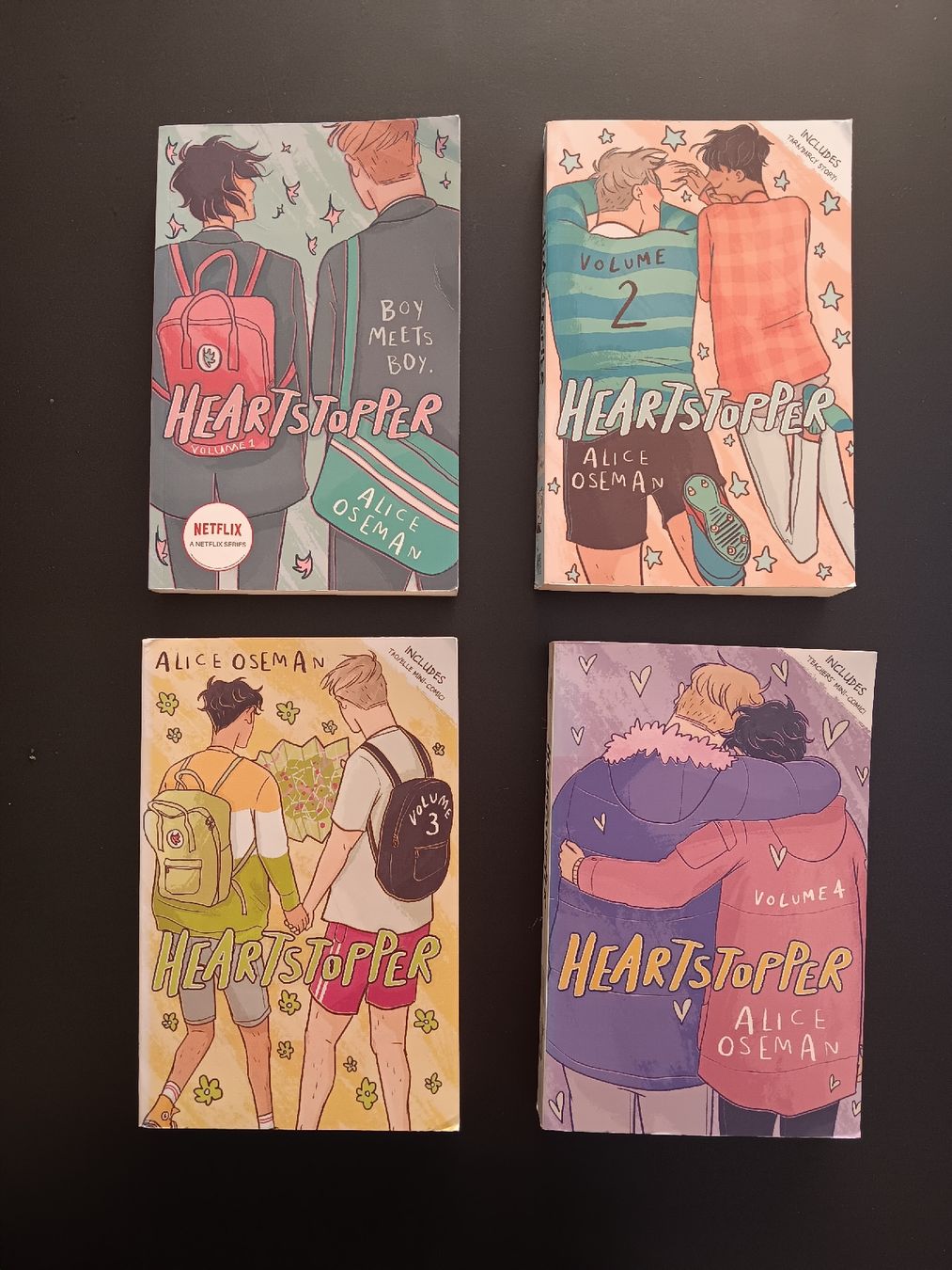 Fumetti: Heartstopper volumes 1 à 4 – Usato da Lausanne venduto da Grabock