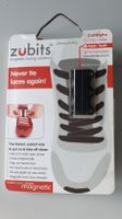 lot de 2 fermoirs à lacets magnétiques noirs - Zubi