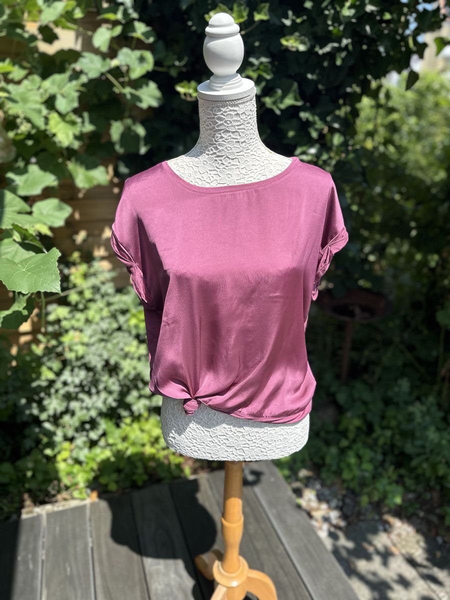 Camicette: soyaconcept Blusenshirt Gr. 38 Beerenfarben – Usato da Baar venduto da AlicjasWunderland