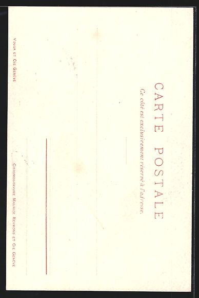 Cartoline postali: Litho Lausanne, Strassenpartie mit Kirch – Usato da Berlin venduto da bartko-reher 1