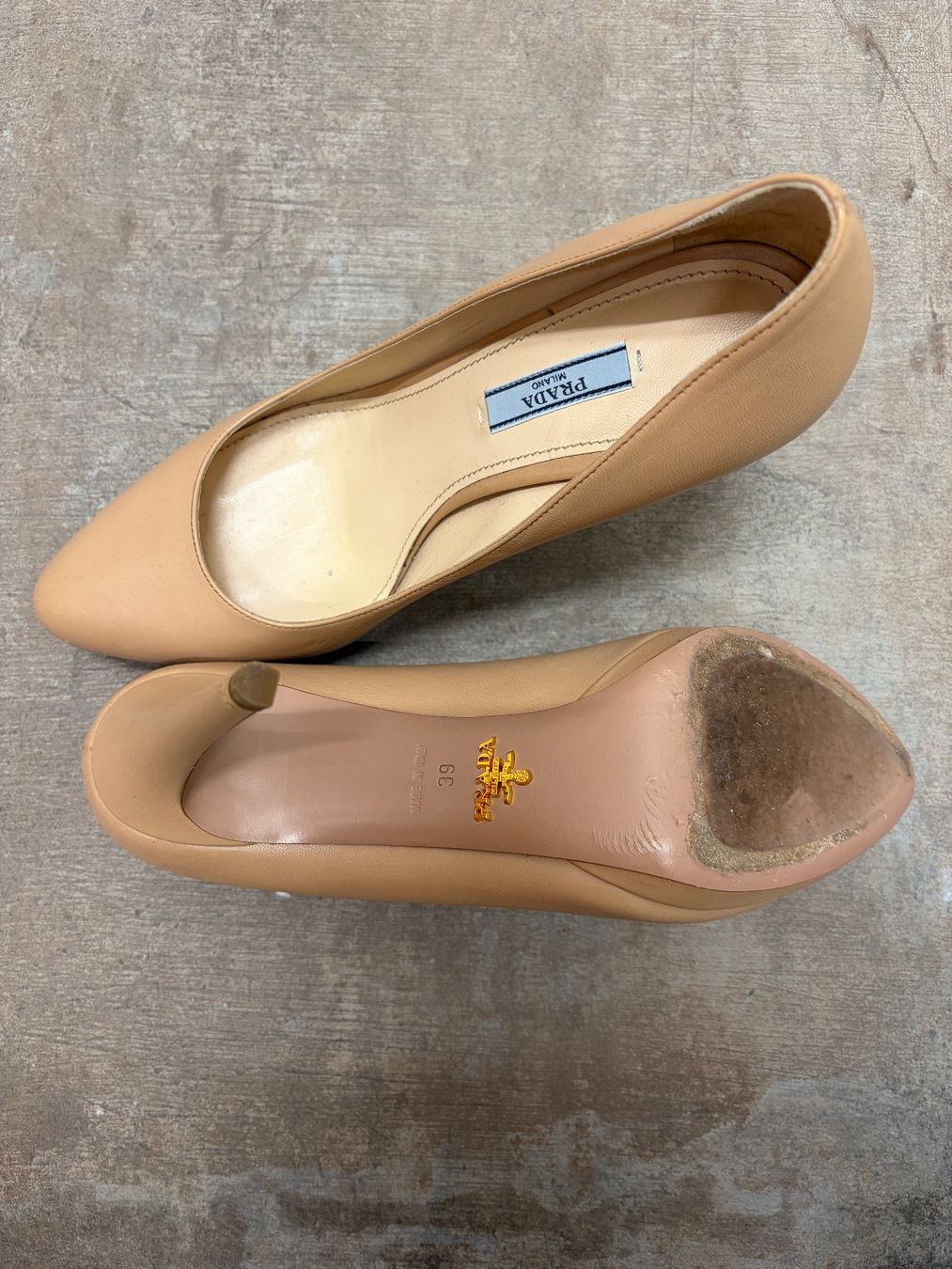 Prada Scarpe da donna: Prada Pumps, Leder beige, mit Originalbox – Usato da Uitikon Waldegg venduto da SanjaR 3