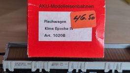 AKU 1020 SBB-CFF Flachwagen Klms, Ep.IV - wagon plat H0-DC