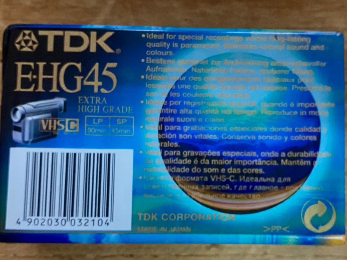 Cassettes vierges: TDK VHS-C EHG45 PAL OVP – Neuf avec emballage d'origine à Muri b. Bern par AdidasCollector 1