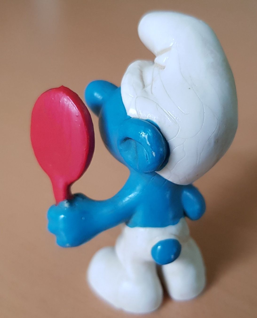 Statuette: Spielfigur: Schlumpf mit Spiegel – Usato da Schaffhausen venduto da asyouwestley 1