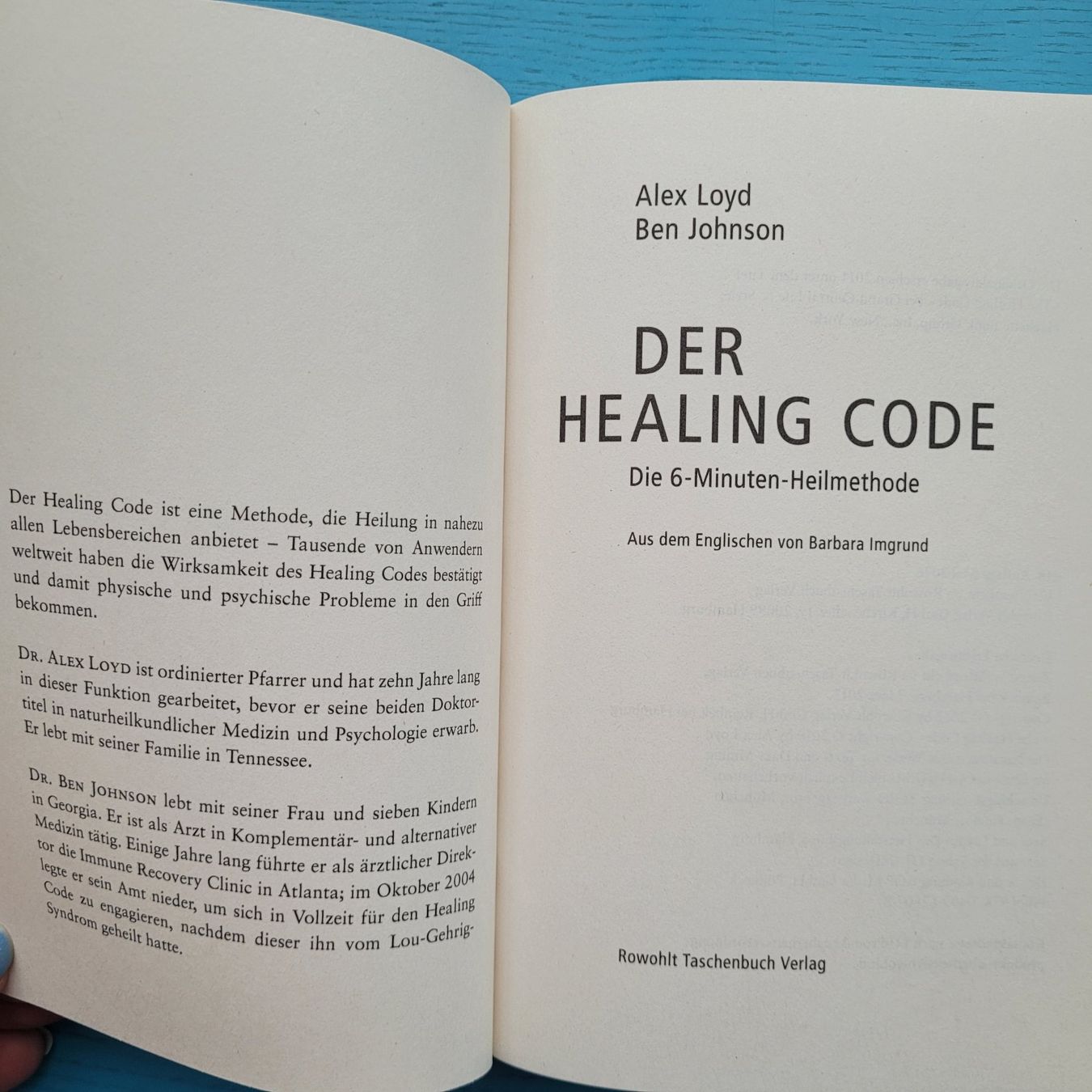 Libri: Der Healing Code - Alex Loyd /Ben Johnson – Usato da SCHÜBELBACH venduto da CoKaHa 1