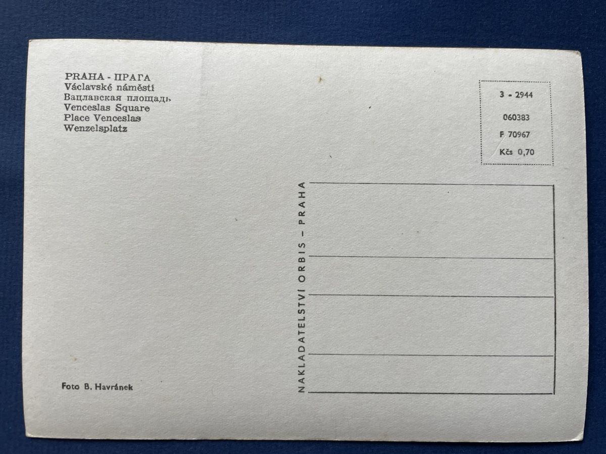 Cartoline postali: Alte Ansichtskarte: Wenzelsplatz Prag, Tram, Oldtimer Top! – Usato da Neuhausen am Rheinfall venduto da Arielle55 1