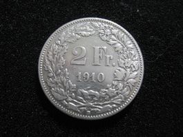 2 Franken 1910  -vz