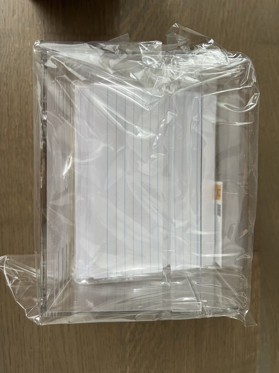Sistemi di archiviazione: Acryl Karteikasten – Nuovo e nell'imballaggio originale da Kriens venduto da Krienserin_T 1
