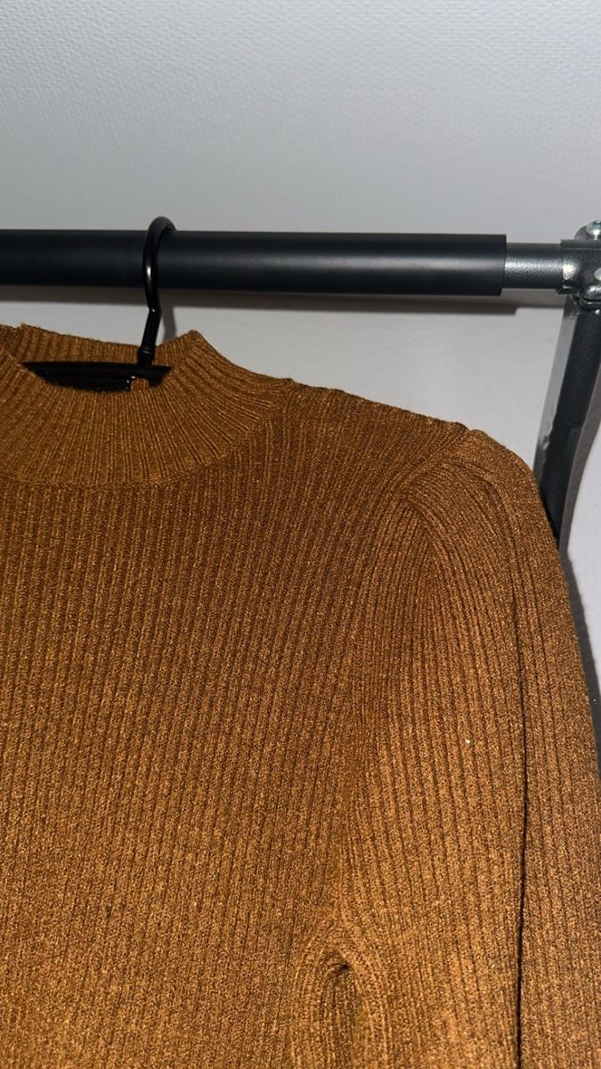 Only Kleider: Braunes Pulloverkleid mit Puffärmeln – Neu (gemäss Beschreibung) aus Oftringen von tola19 2