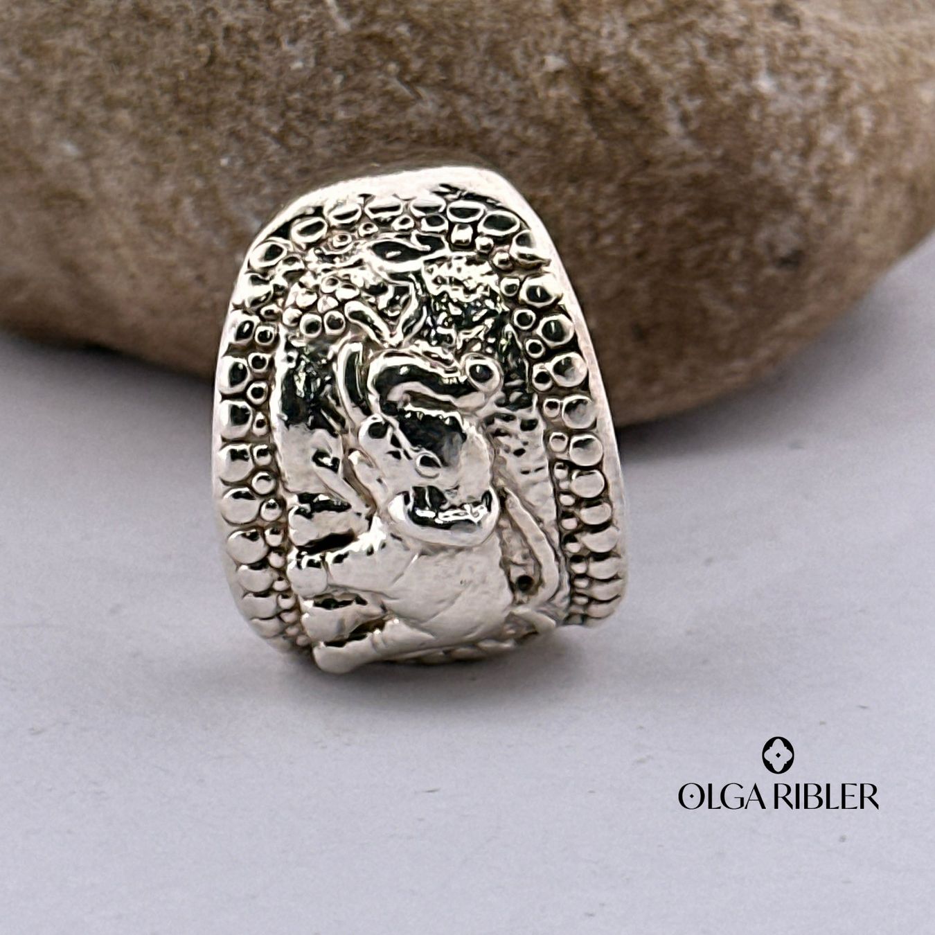 Olga Ribler Anelli: Elephanten Silber Ring 925 Grösse 60 – Nuovo (secondo la descrizione) da Luzern venduto da Schmuckoutlet 1