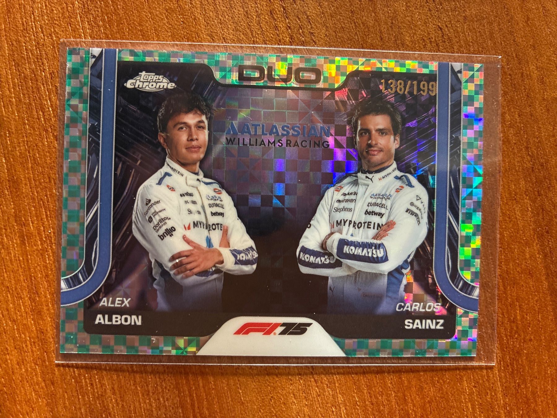 Topps Sammelbilder & Trading cards: Topps Chrome Albon / Sainz /199 – Gebraucht aus Wangenried von Garagara