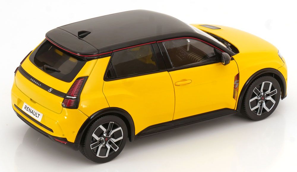 Renault Modellautos: RENAULT 5 E-TECH 2024 GELB/SCHWARZ 1:18 NOREV – Neu und originalverpackt aus Suhr von Moebelsiralfred 1
