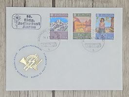 CL09 Enveloppe + Timbre Suisse 1975