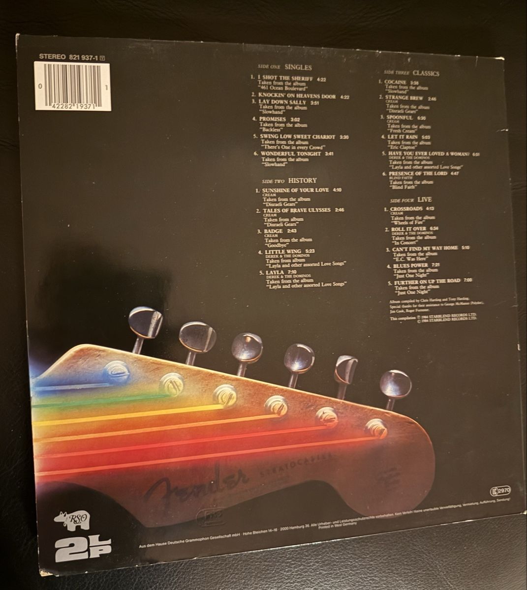 Dischi in vinile: Eric Clapton - Backtrackin' LP Schallplatte – Usato da Goldach venduto da Messerguru 2
