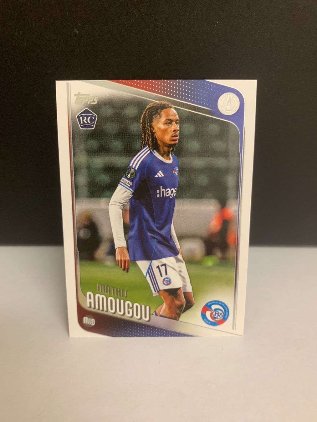 Topps Carte collezionabili: Topps Flagship Mathis Amougou Rookie AC Strasbourg – Nuovo (secondo la descrizione) da Flawil venduto da Juventino93