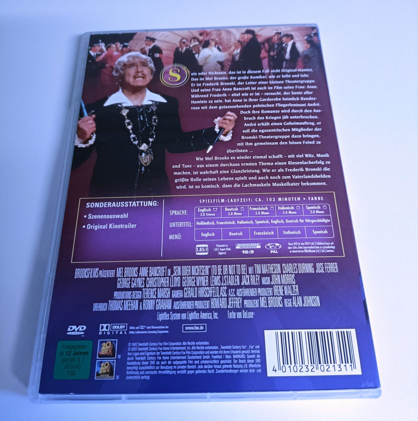 Tutti i DVDs: DVD Sein oder Nichtsein Mel Brooks Komödie Klassiker – Usato da Köniz venduto da Movieportal007 1