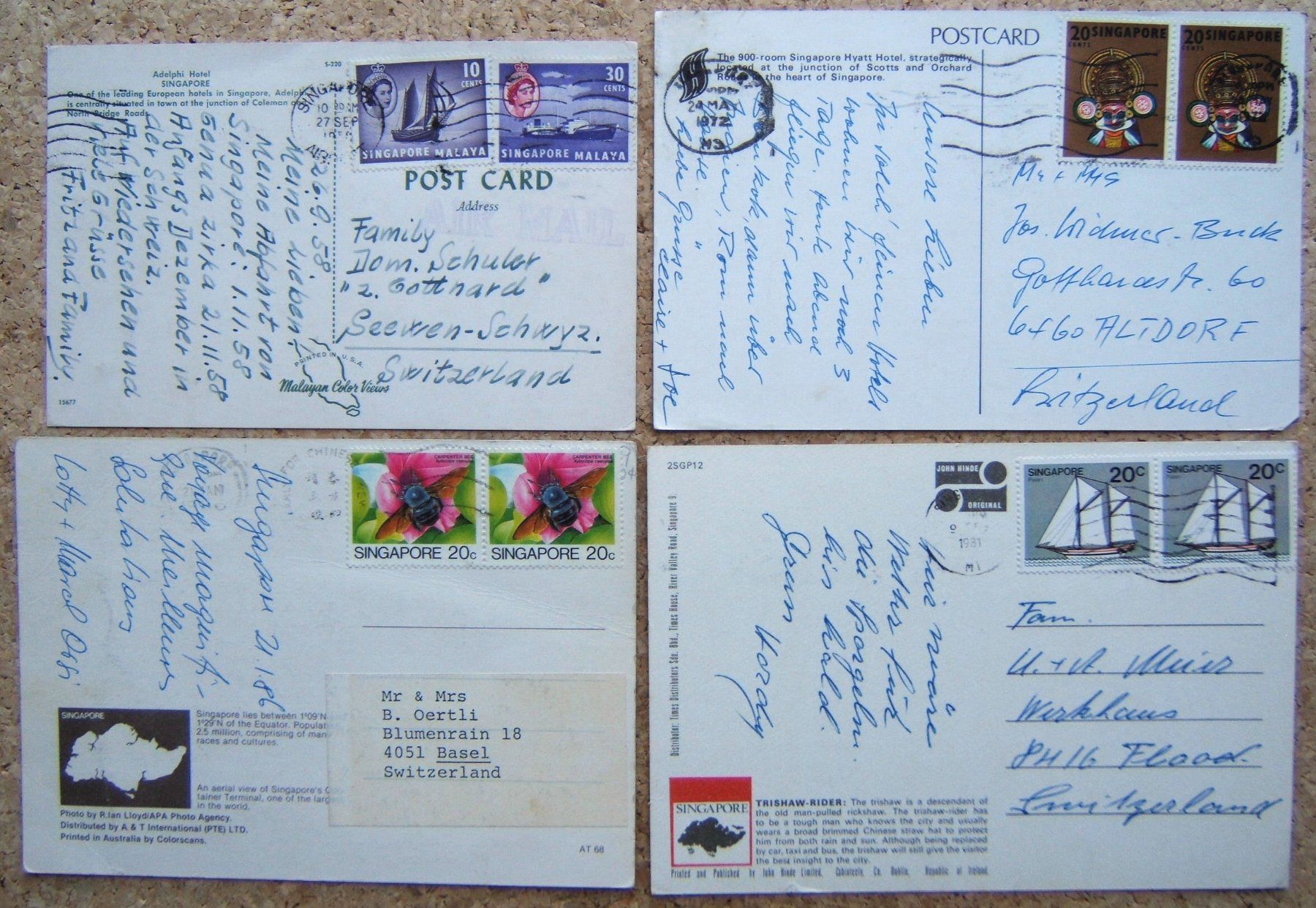 Alle Briefmarken: LOT SINGAPUR – Gebraucht aus Brunnen von Nonne04 3
