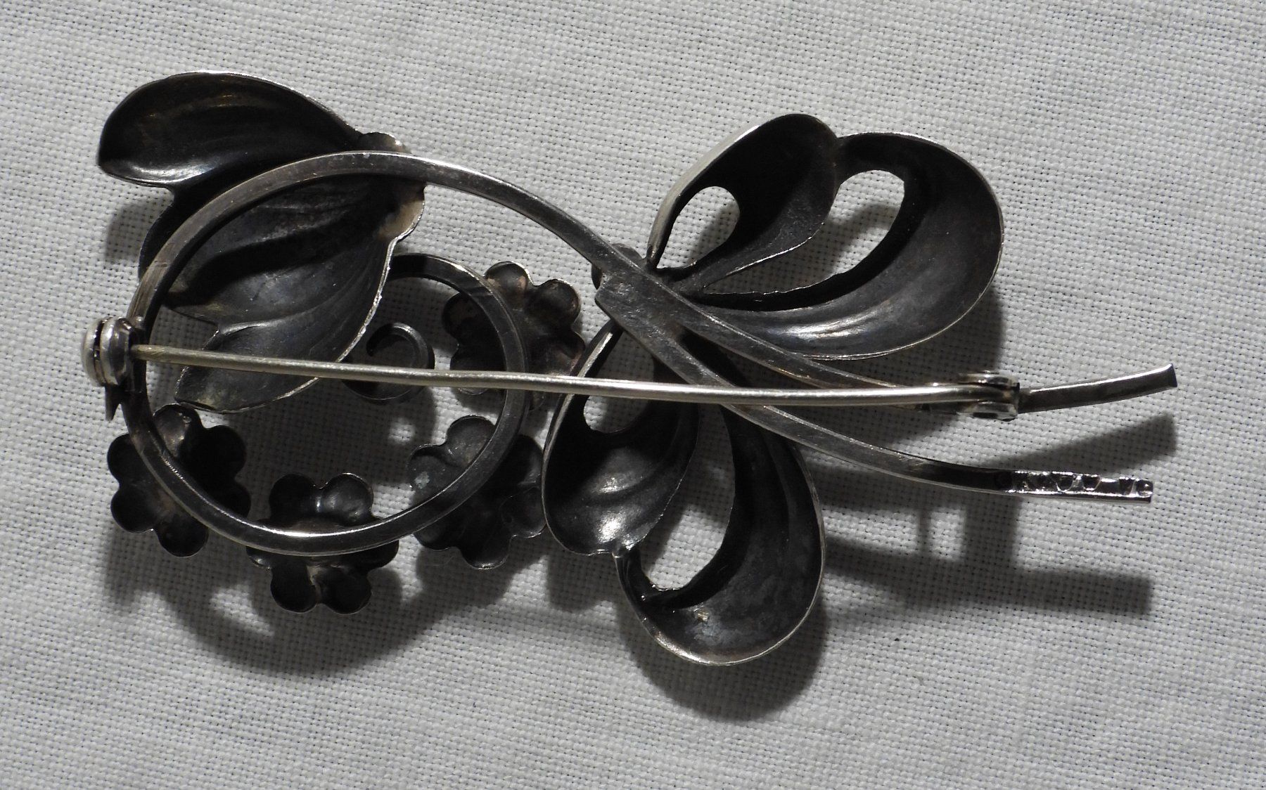 Spille & Fermagli: Silber Brosche Blumenbouquet – Usato da Dübendorf venduto da alracfo 4
