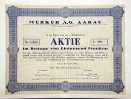 Merkur AG, Aarau - 1936