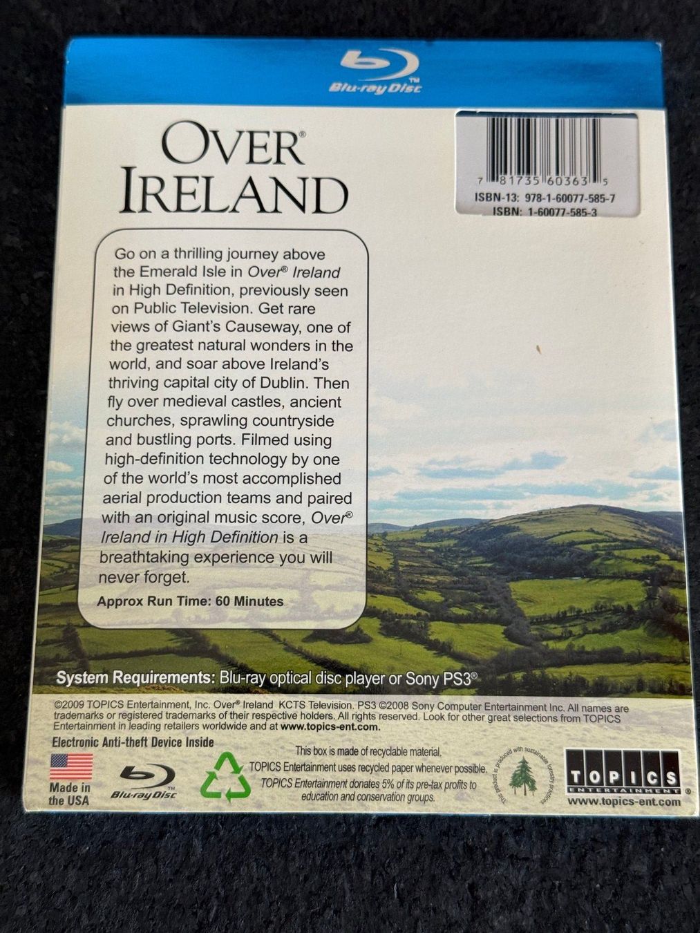 Tutti i DVDs: OVER IRELAND in high definition Blu-ray Disc – Usato da Fribourg venduto da tschjoly 1