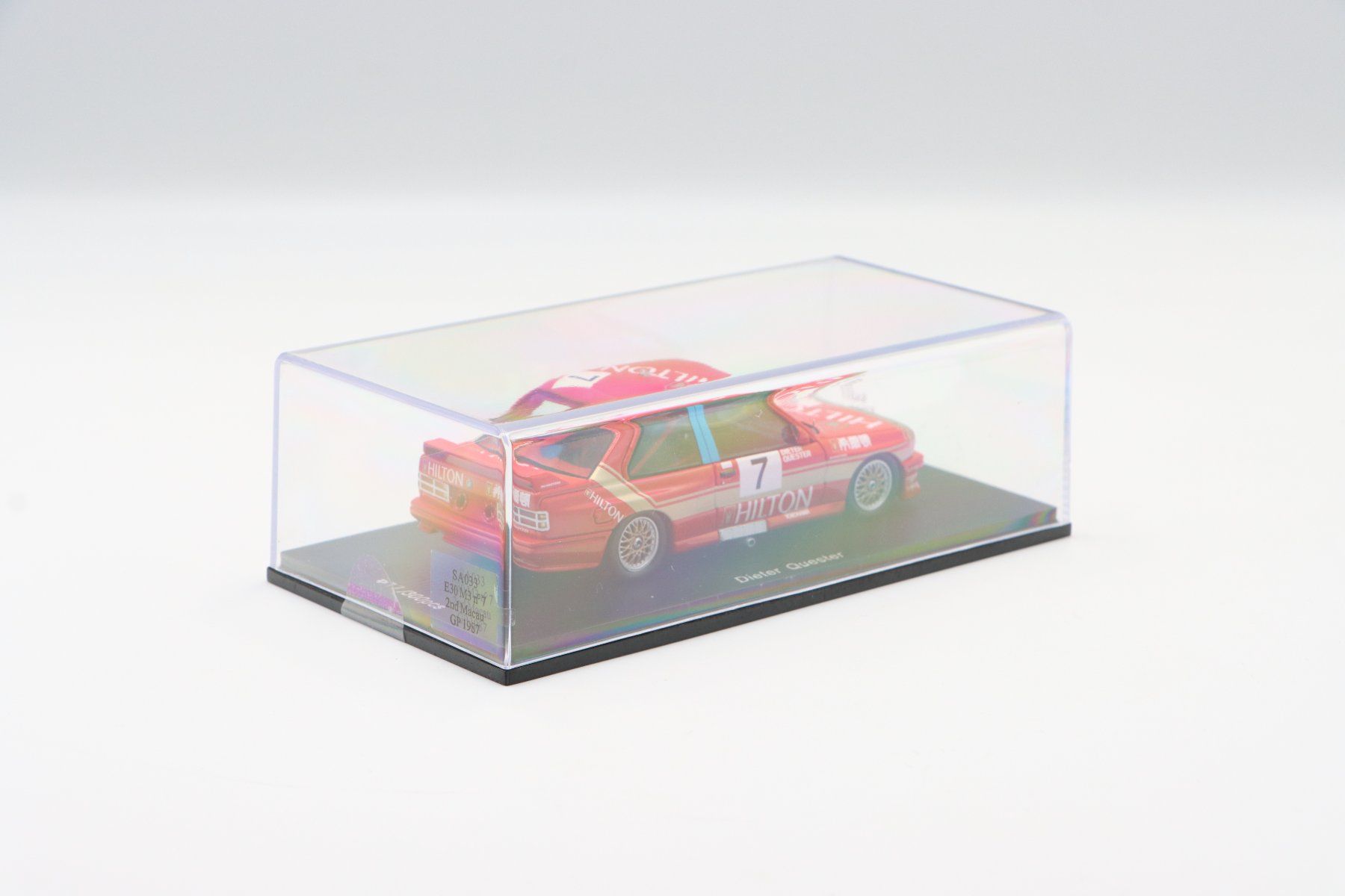 BMW Modellini d'auto: BMW M3 E30 2nd Macau GP 1987 1:43 Spark – Nuovo e nell'imballaggio originale da Bühl b.Aarberg venduto da modelldiecast 4