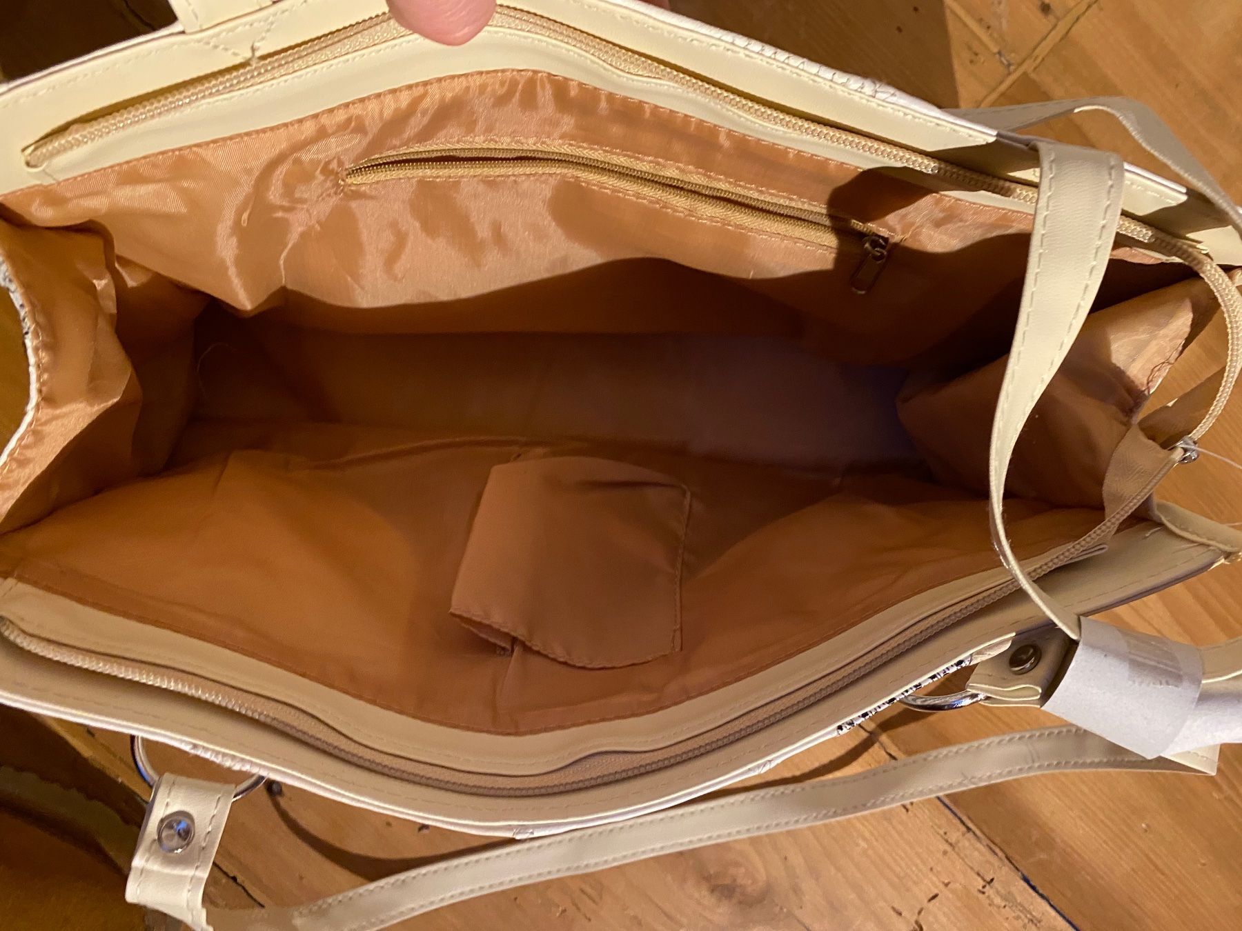 Taschen für Damen: Handtasche/Shopper „Stephano“ Patchoptik – Neu und originalverpackt aus Effingen von Daizyy 1